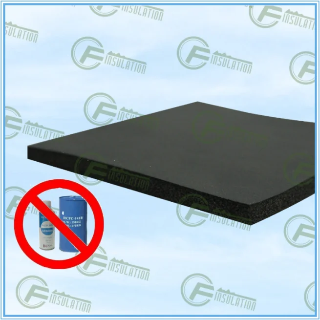 ГХФУ/фреонов тепловой материала для воздуховод система NBR/ПВХ изоляции пены лист