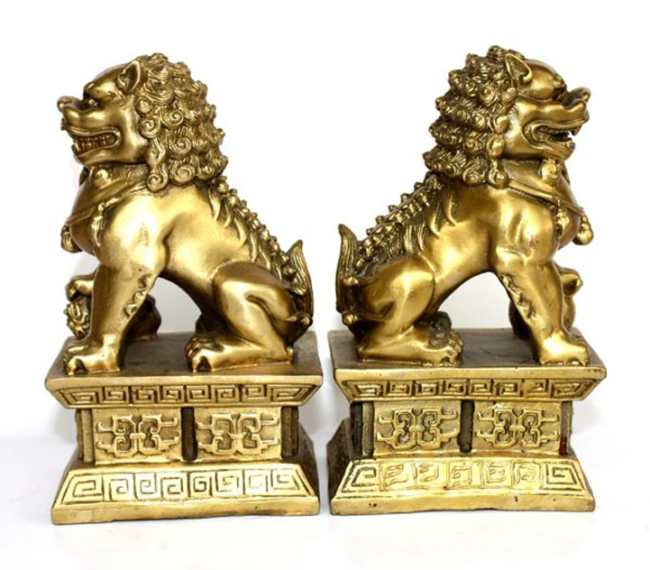 Fabulous Hong Tze Collection Chinese fu dog statue Large size