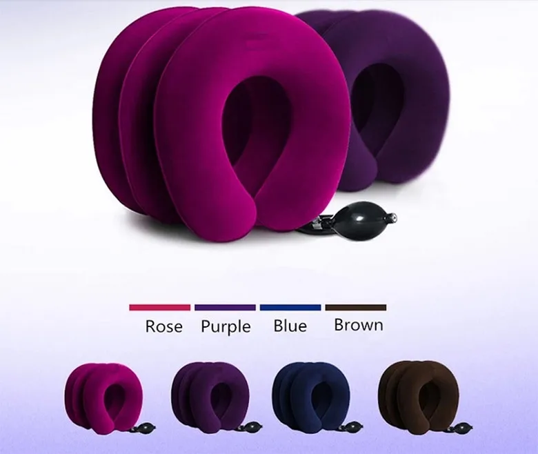 Runde Medical Double Neck Strap Traction Orthopedic Device Collar Covering Cervical Fixation