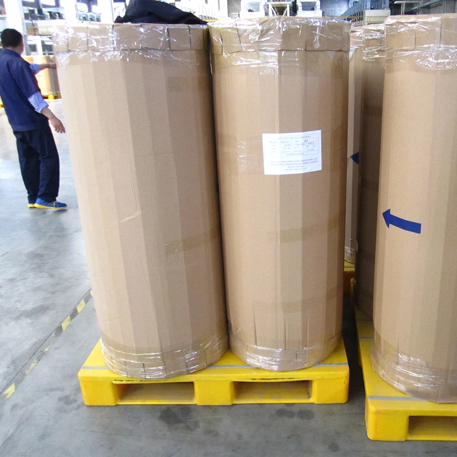 Фабричная продажа акриловая БОПП Упаковочная лента Джамбо рулон жевательной ленты