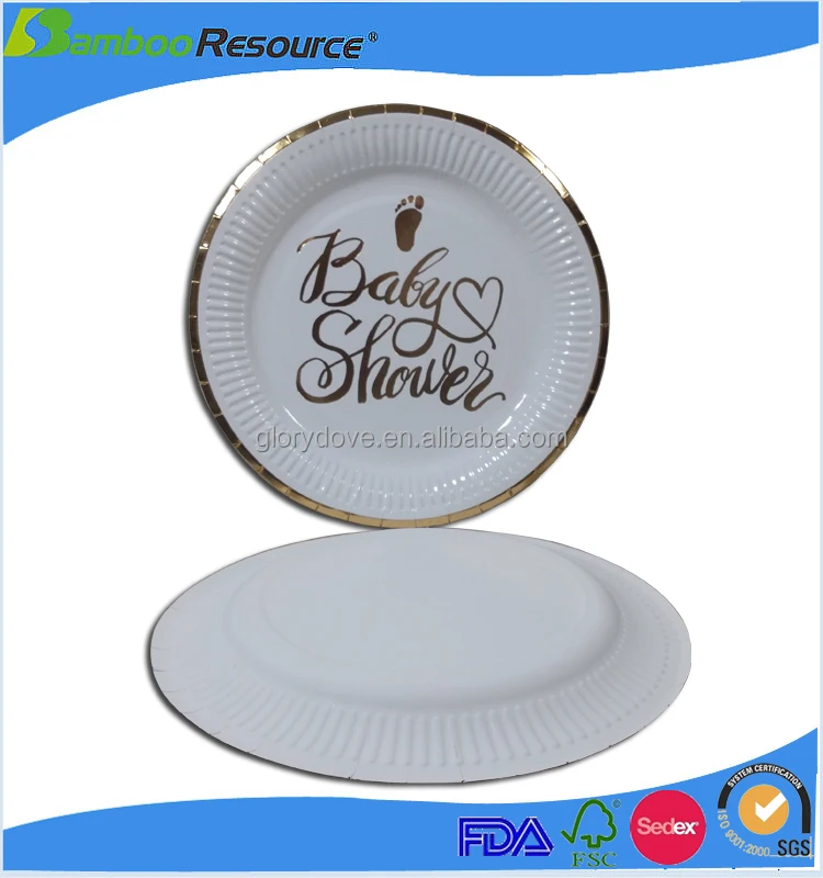 
Customized restaurant Wholesale Eco-friendly dish disposable plates 