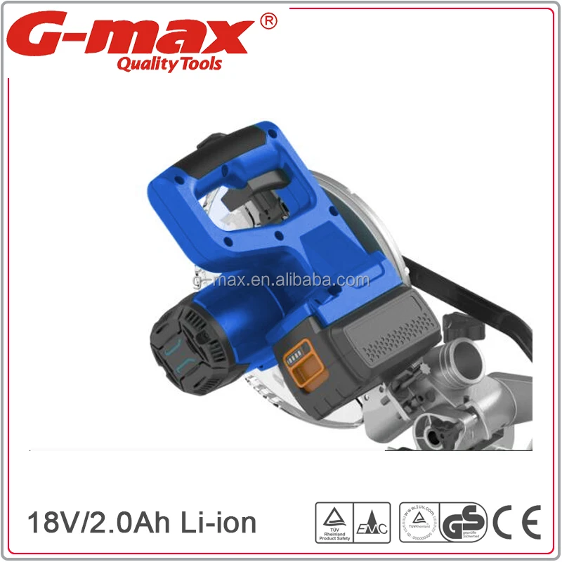  G-max Новый 20V 2.0Ah литиевая батарея беспроводные торцовочные пилы