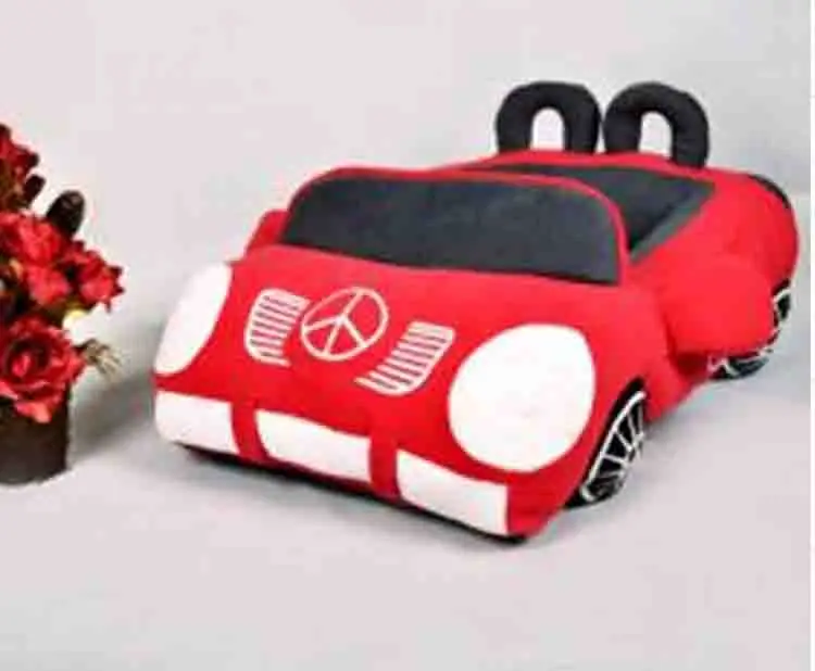 
2021 latest six designs car shaped dog bed pet bed factory 
