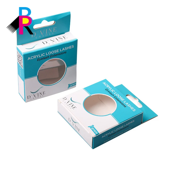 Высококачественная пользовательская перерабатываемая популярная дешевая коробка для упаковки ресниц