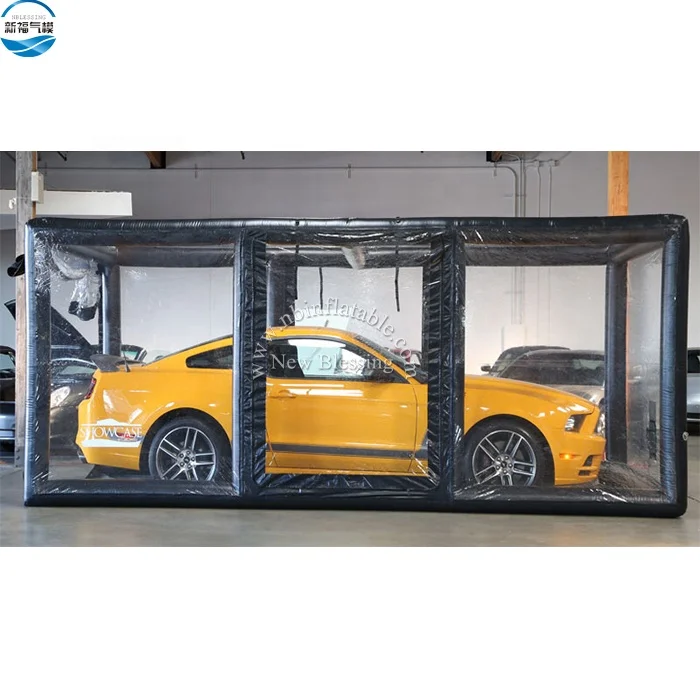 Комнатный ПВХ пылезащитный прозрачный пузырь надувной гаражный автомобиль краска