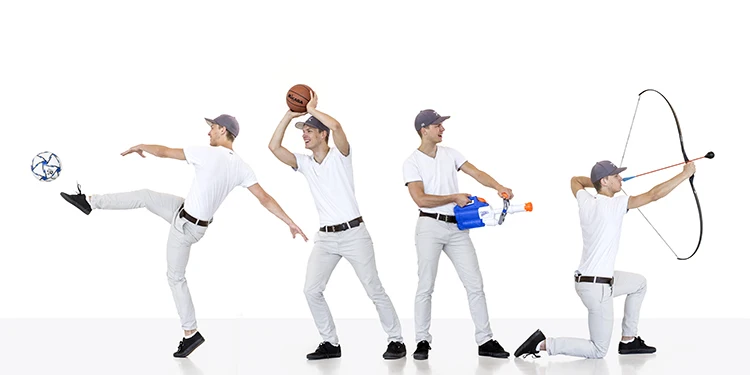 2020 IPS inflatable interactive adult sport game combo sport area