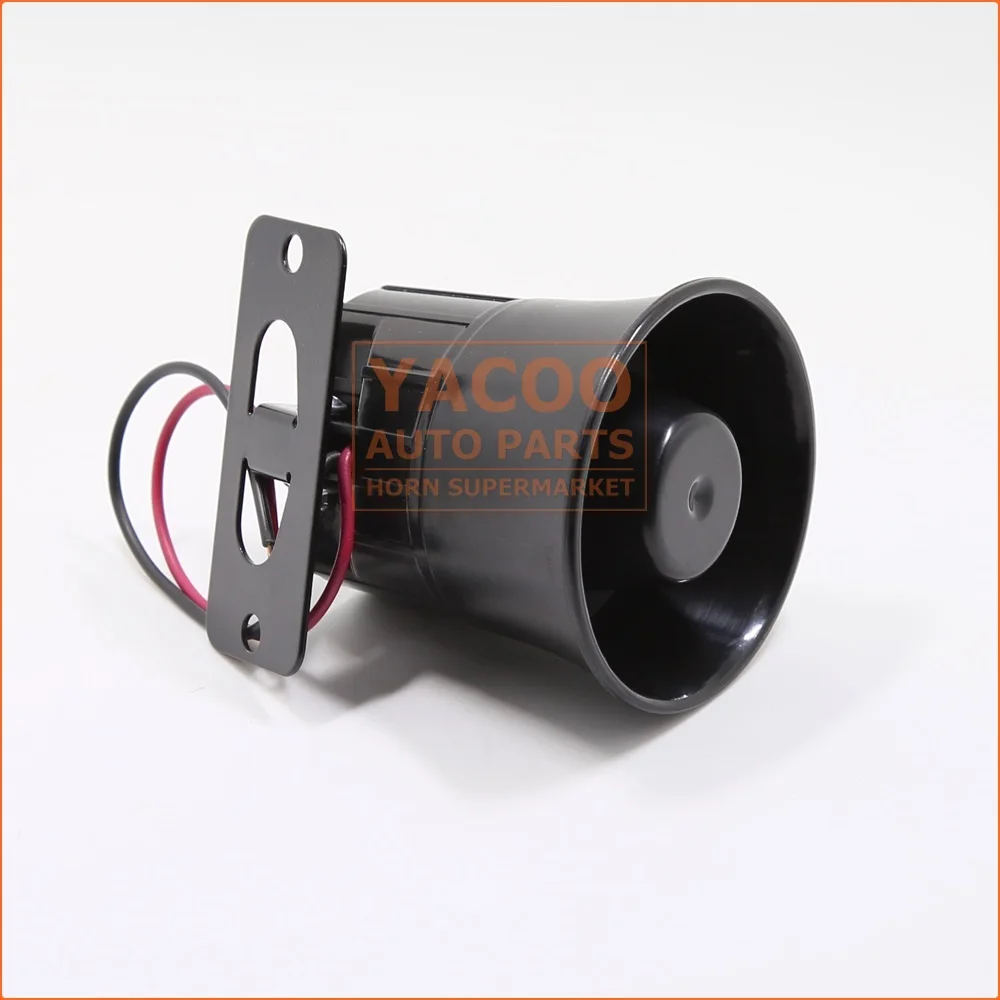 12V Factory Made Cheap Auto Siren Alarm Buzzer Horn with Dual Tone Electric Speaker