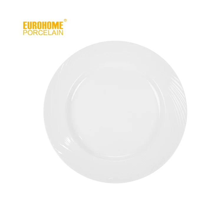 Eurohome Healthy durable fine porcelain Serving Ware/8 inch Plate FW001
