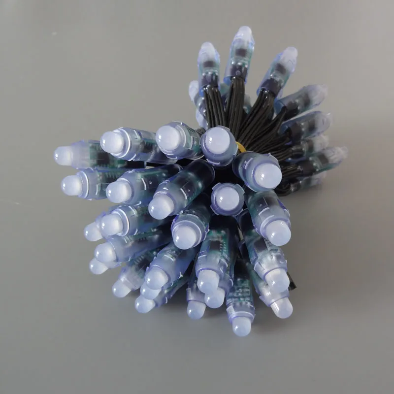 DC12V input IP68 WS2811 LED pixel light black wire