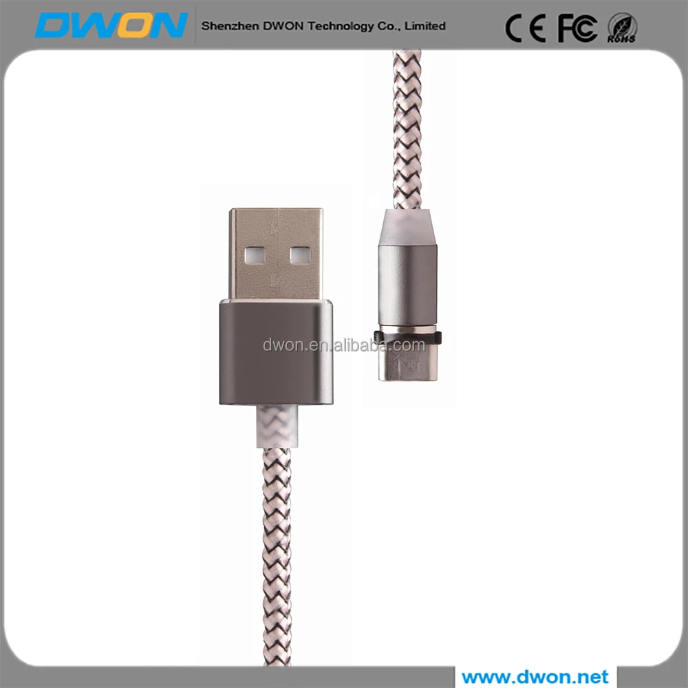 Тип C адаптер для Samsung оригинальный Micro USB Type-C быстро Магнитный зарядный кабель USB 1 м/2 м 2.4A