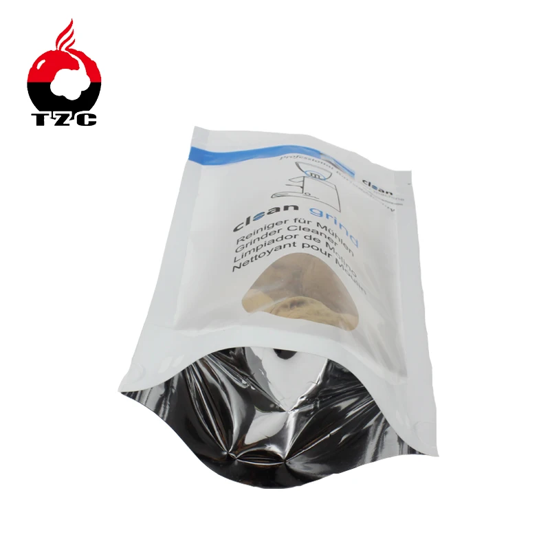 printed aluminum stand up pouch with window for Namkeen Snacks packaging