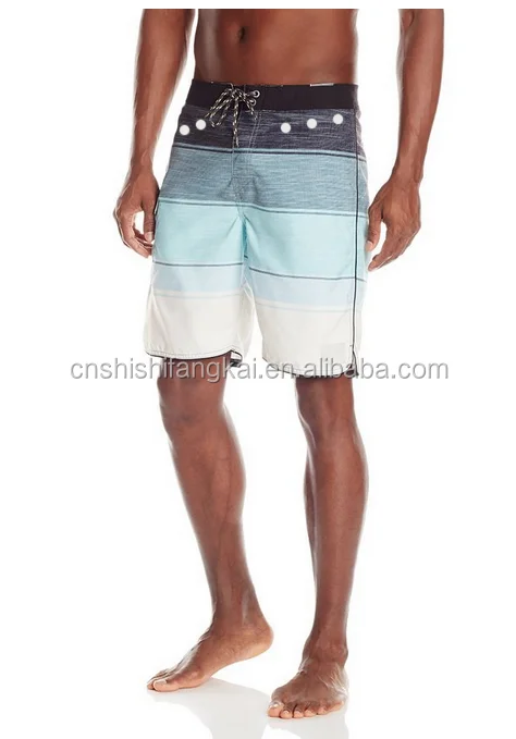 High quality grid printed 4 way stretch board shorts men swim short beach short boardshort skate short active short swimsuit bat