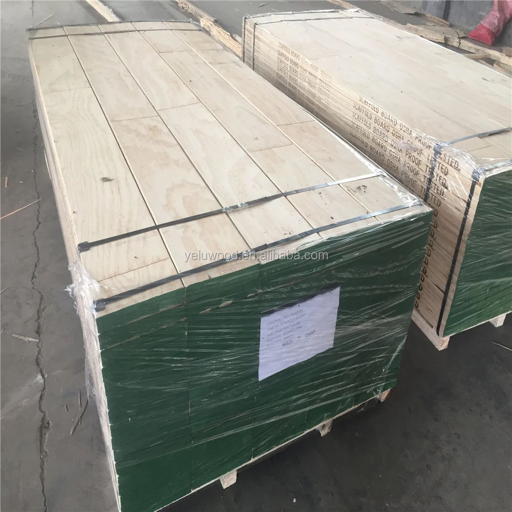 Деревянная доска OSHA 38X225X3,9 м LVL