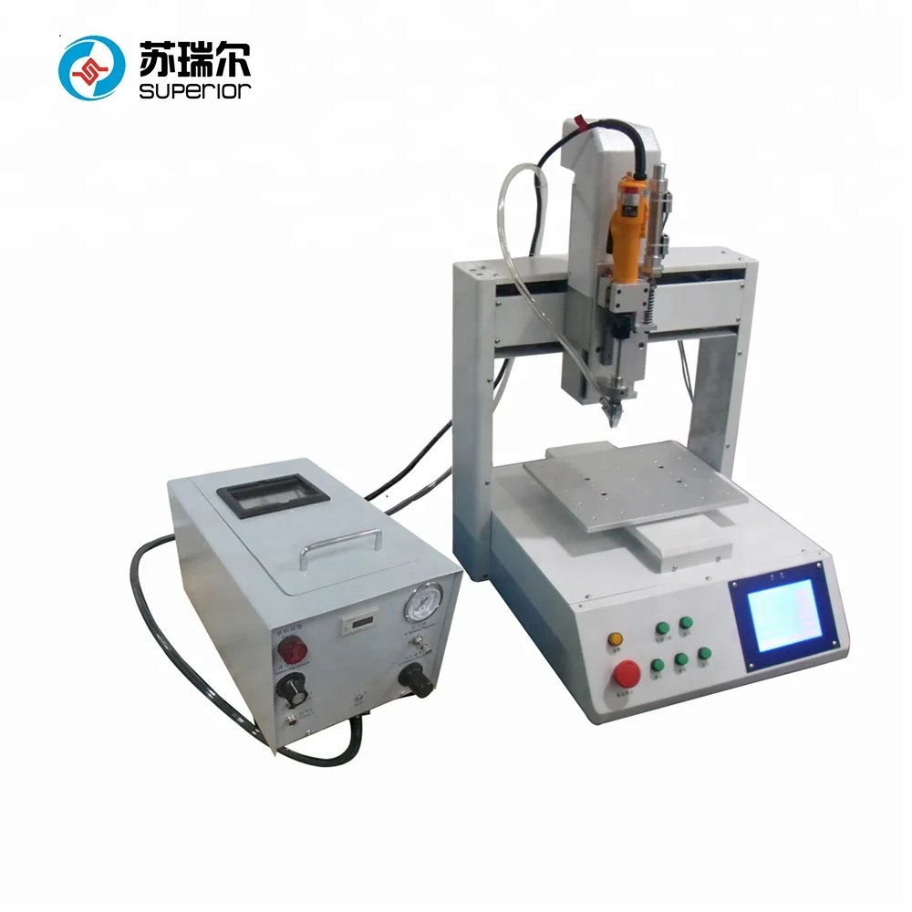 Automatic screw fasten machine for toys assembly