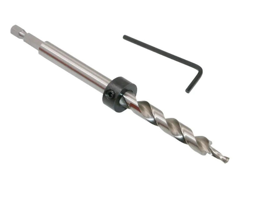 Pocket Hole Jig Step Drill bit set Wood working Joinery for Wood Drilling 3/8inch 9.5mm for wood