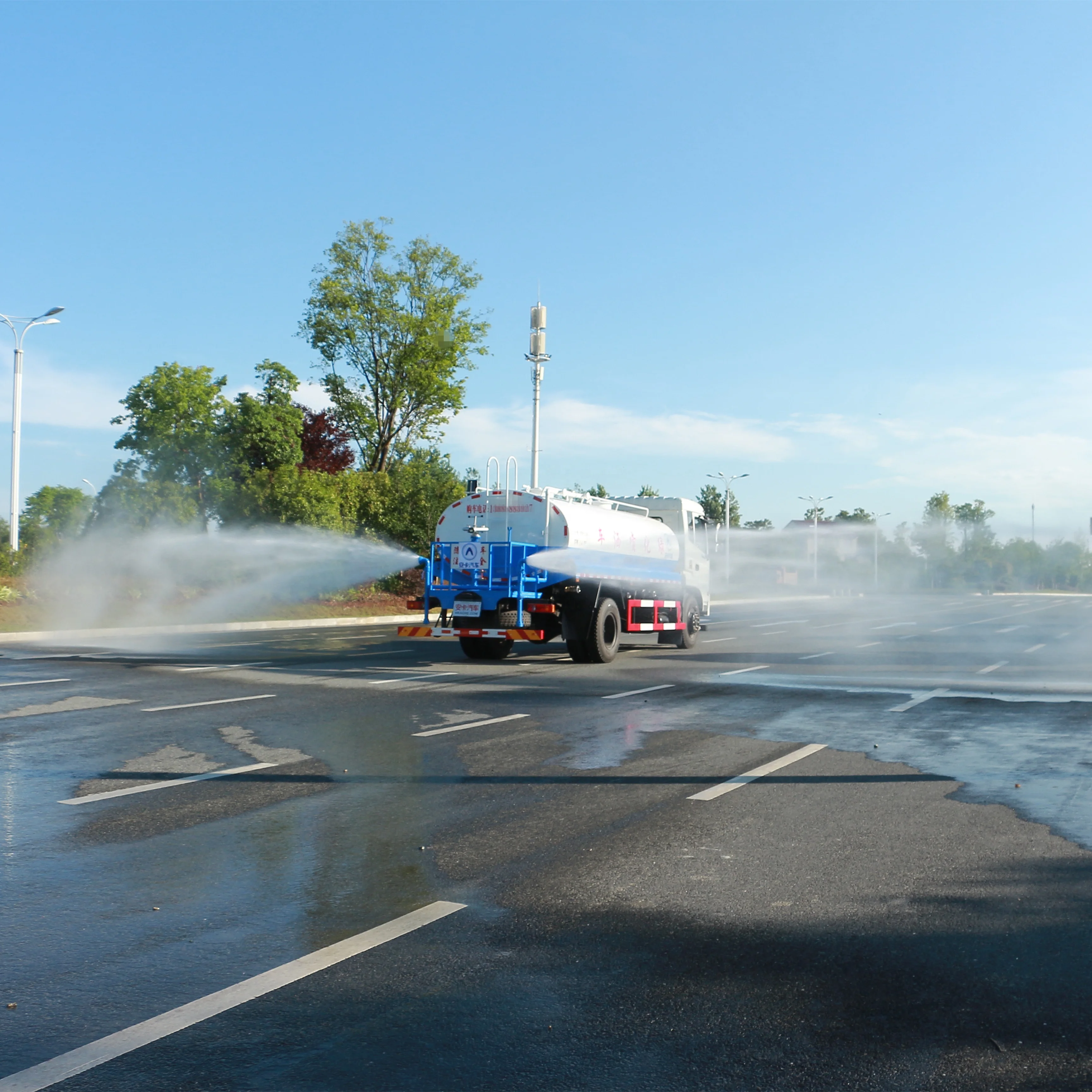  Dongfeng 6cbm 6000L грузовик с резервуаром для воды цена