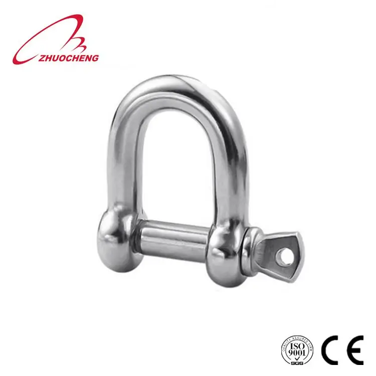 stainless steel D-shackle in fastener