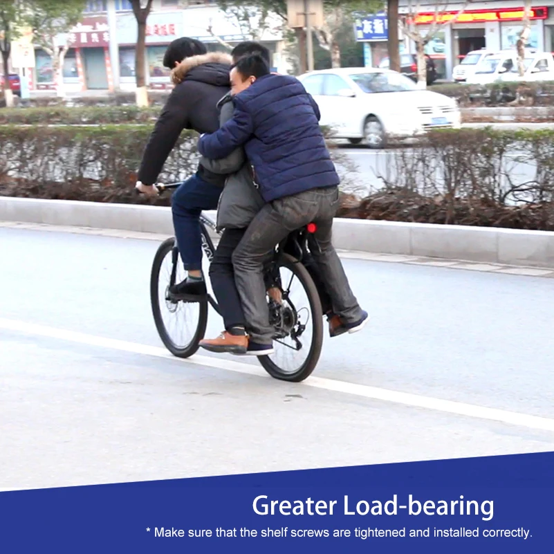 Велосипедный багажник WEST BIKING быстросъемный с отражателем регулируемый алюминиевый на заднее сиденье