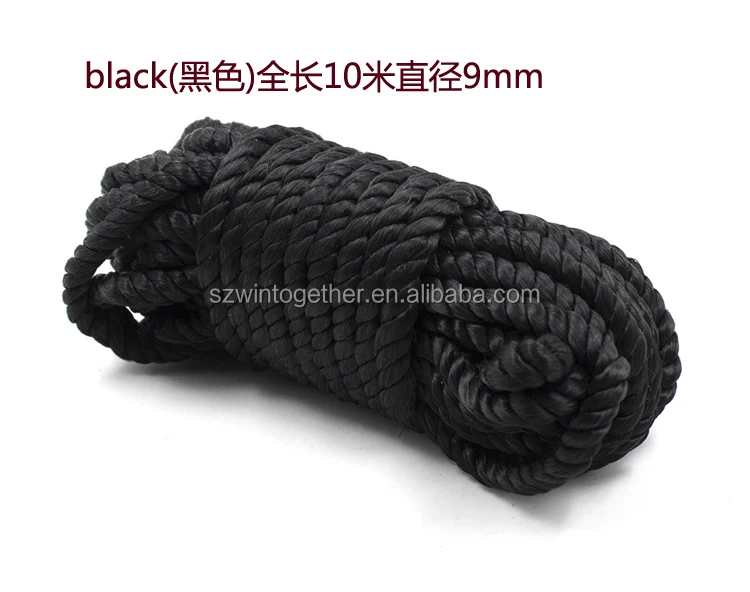 Adult bondage rope game toy 10 meter bondage silk braided rope for sex enjoy