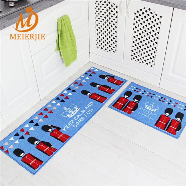 door mat with pvc backing,waterproof bath mat PVC anti fatigue kitchen mat