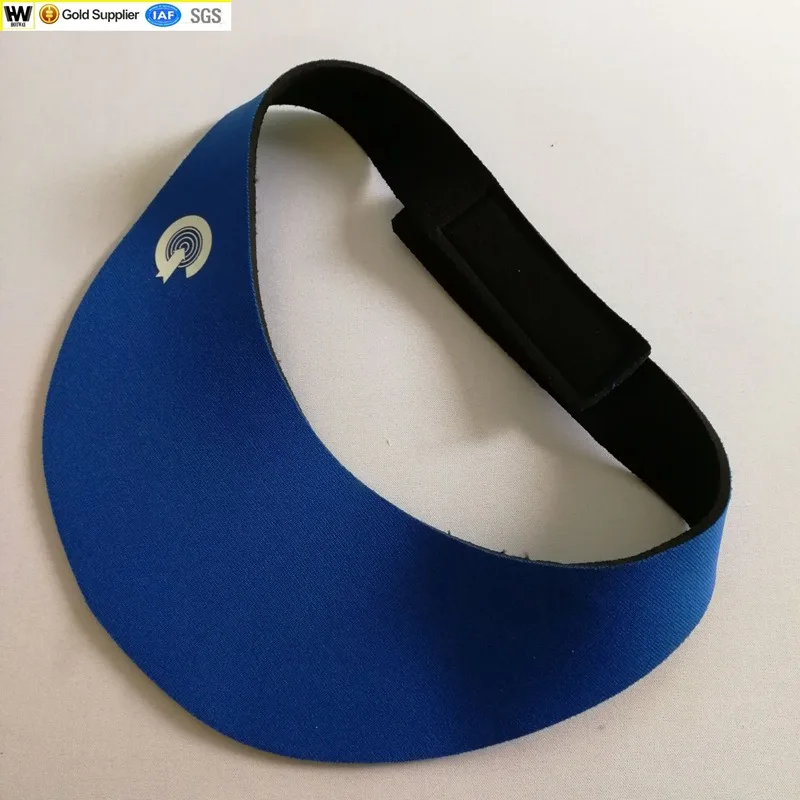 Marathon Cap Double-Color Neoprene Foam Sun Visor Hat
