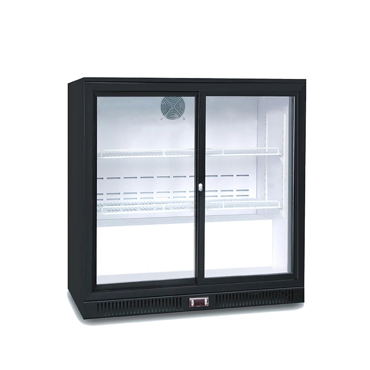 PEZO RY-SC220H high quality back bar cooler with embossed aluminum liner