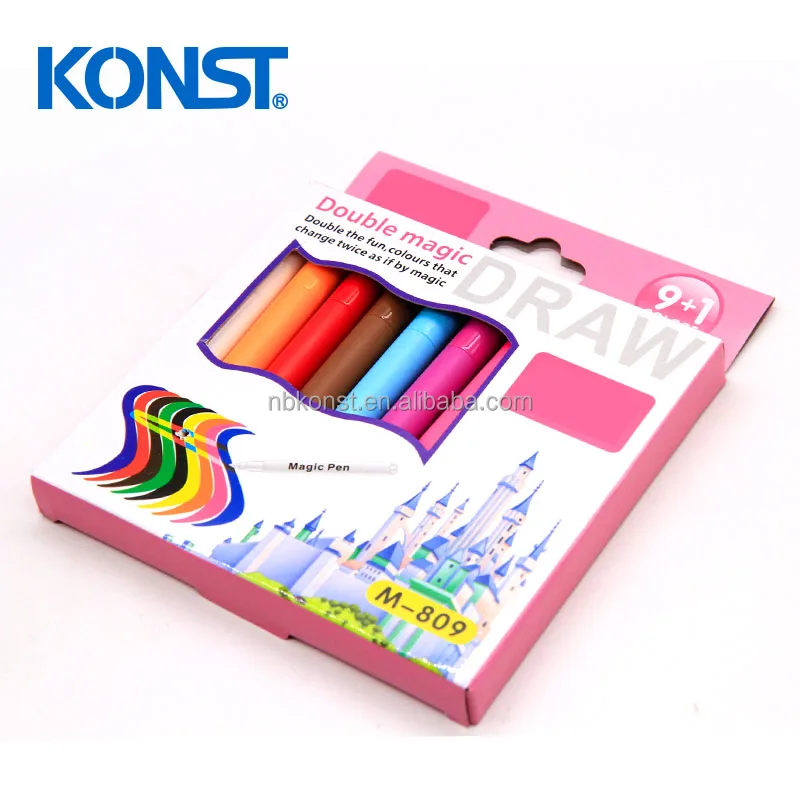 Magic pen Non-toxic Waterproof Different Colour Highlighter assorted colors oil pastel gel pen for office and school supplies