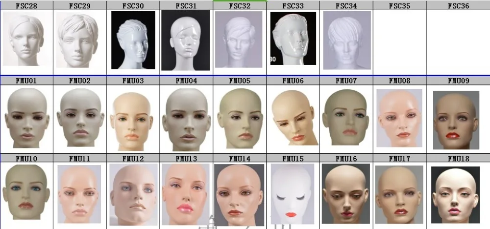 cheap fibreglass child kids baby display mannequin head