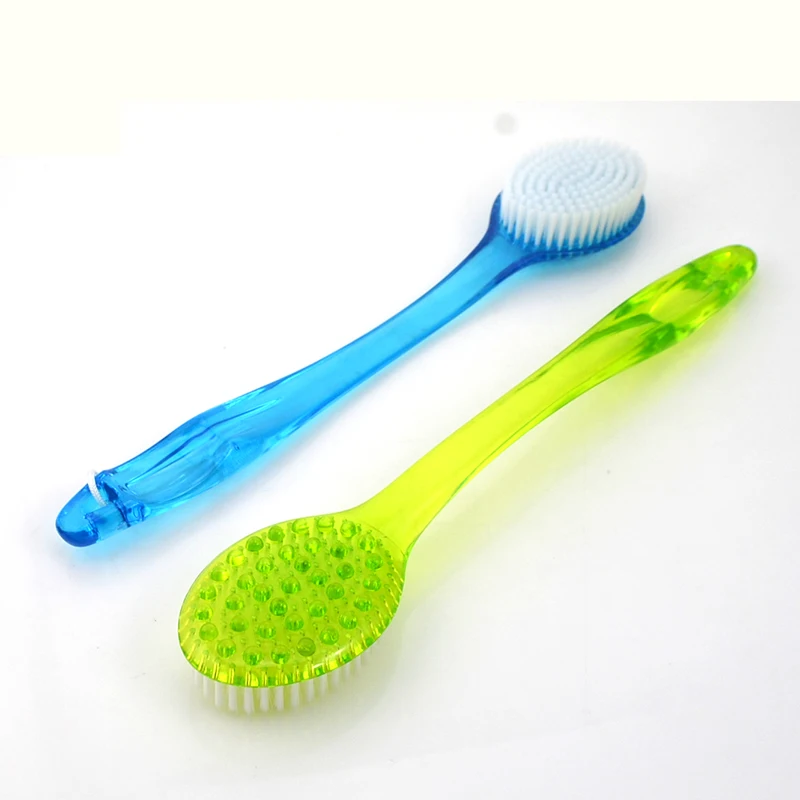 Candy color factory price wholesale Customized Color Plastic Bath Brush Long Handle color Scrubber For Shower