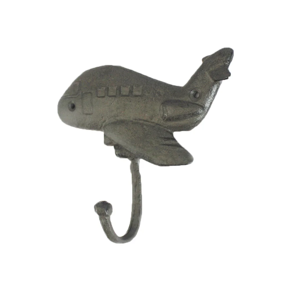 Vintage Rustic Cast Iron Nautical Anchor Design Key Coat Hooks Rack Decorative Wall Mounted Antique Shabby Chic Metal Wall Hooks