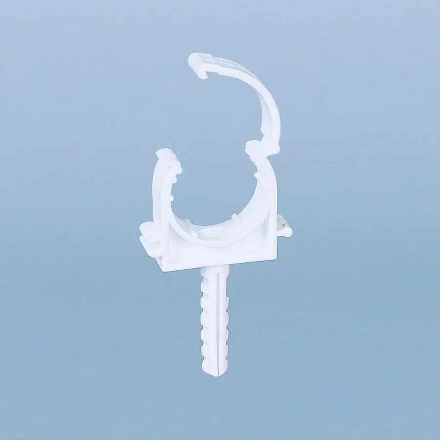 factory sale plastic pipe fitting clamp with stock