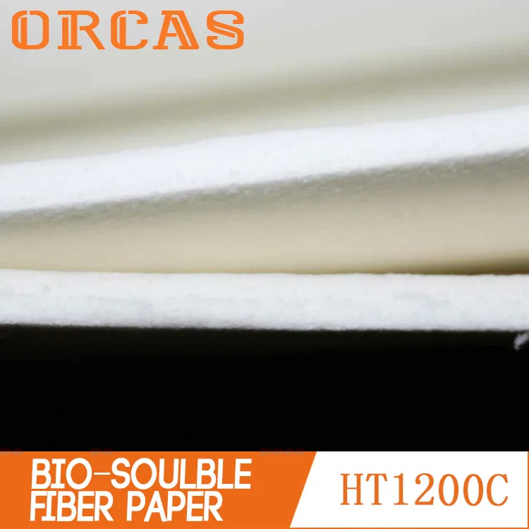 Невоспламеняющаяся бумага, биорастворимая бумага из керамического волокна для изоляции