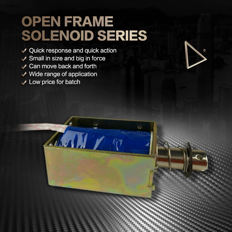  Нажимной магнит постоянного тока 3 в 6 ход 35 мм Elec 12 В 20N для подключения электромагнитного клапана