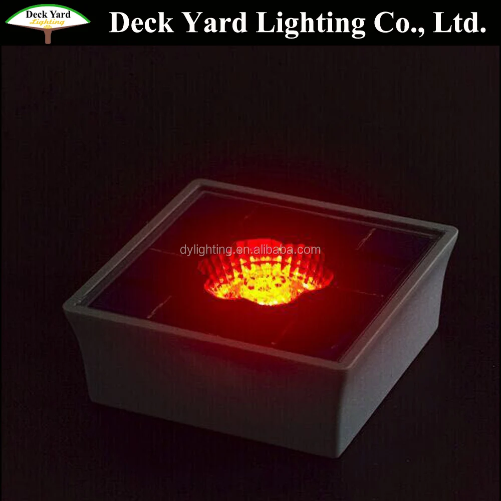 Square Lighting Outdoor Step Stair Paver Light Led Color Changing Step Lights