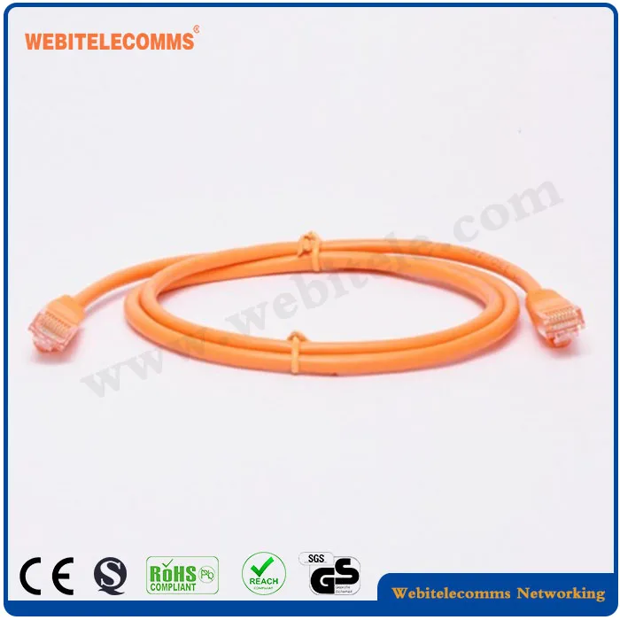 Good Quality,Telecommunication Cable+CU or CCA Material,3M RJ45 UTP Cat5e Patch Cable
