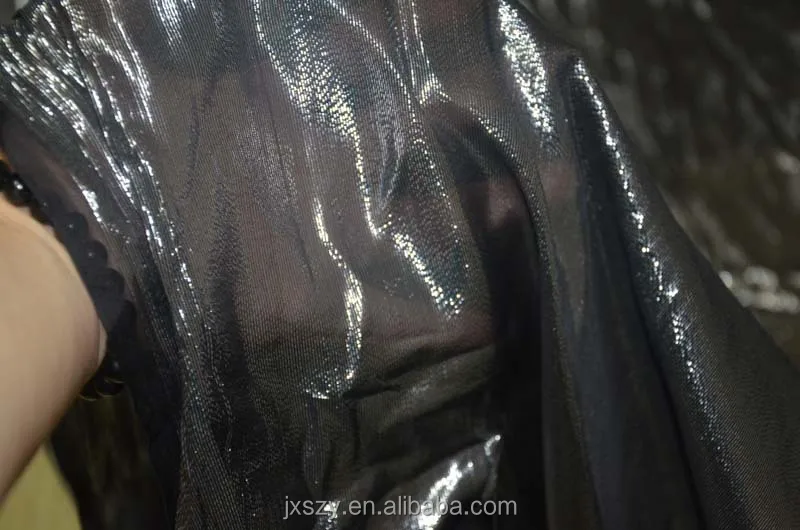 metallic lurex silk fabric