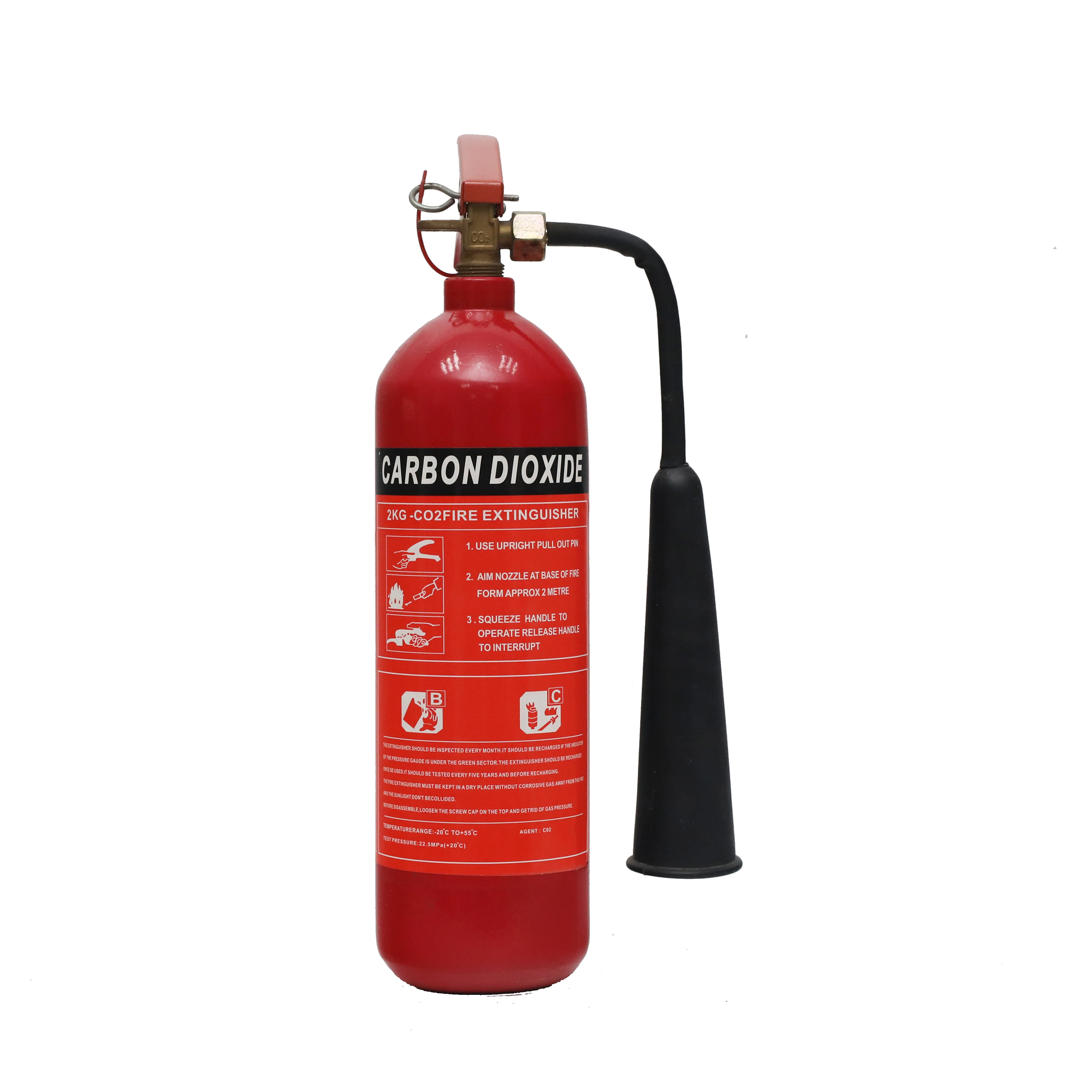 Howdy economic price high quality portable 7kg co2 extintores fire extinguisher