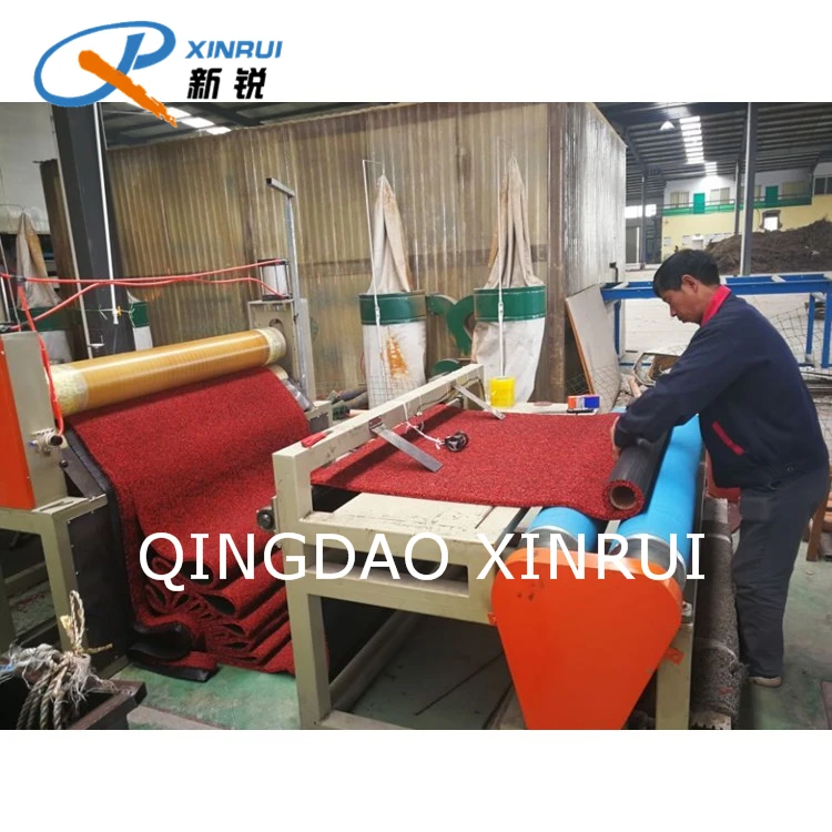 QINGDAO manufacturer double color pvc coil mat machine