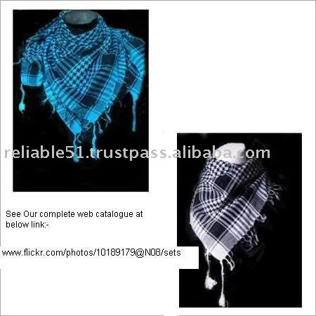 Latest Design Custom Made Plain arafat Scarf