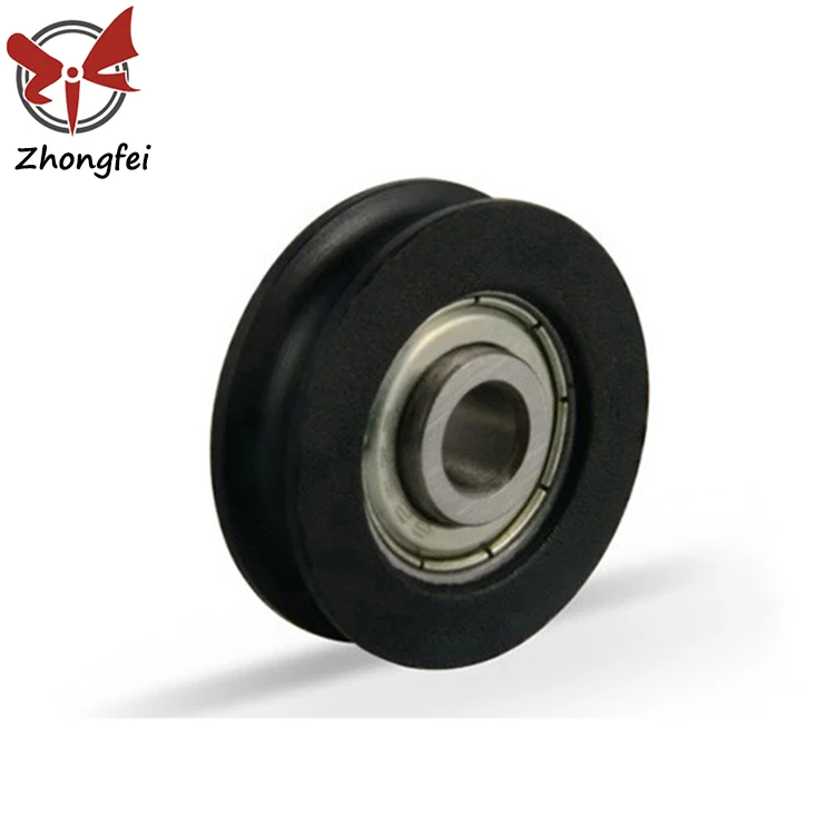 Door And Window Roller Aluminum pulley wheel nylon pulley wheel with bearing