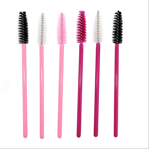 Customized mascara brush private label individual white eyelash extensions brush