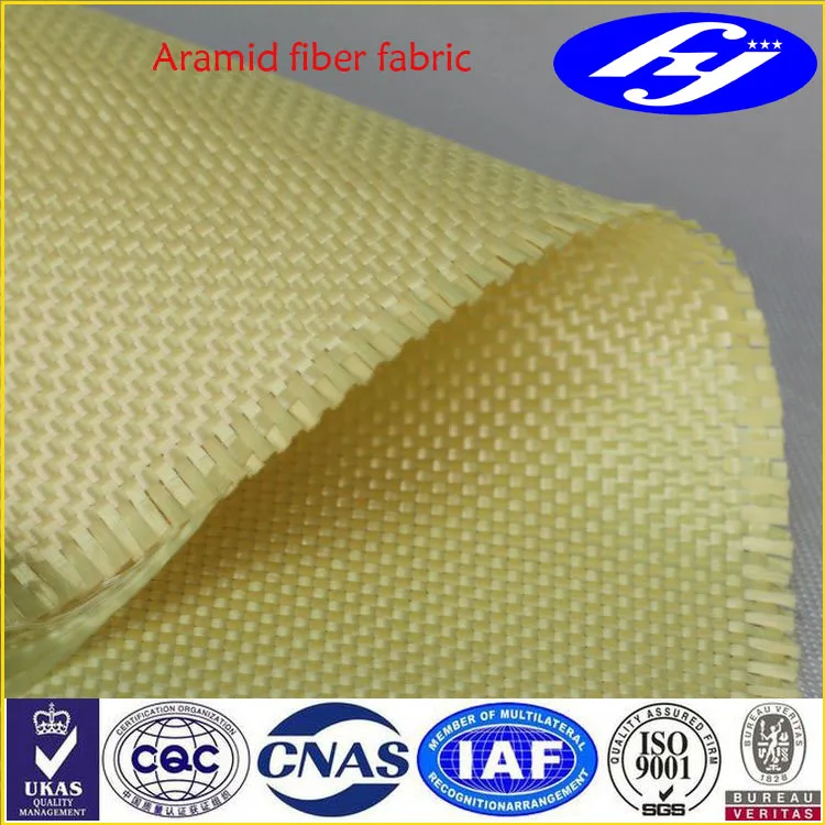 235g plain para-aramid fiber fabric/kevlar fiber fabric for bullet proof vest
