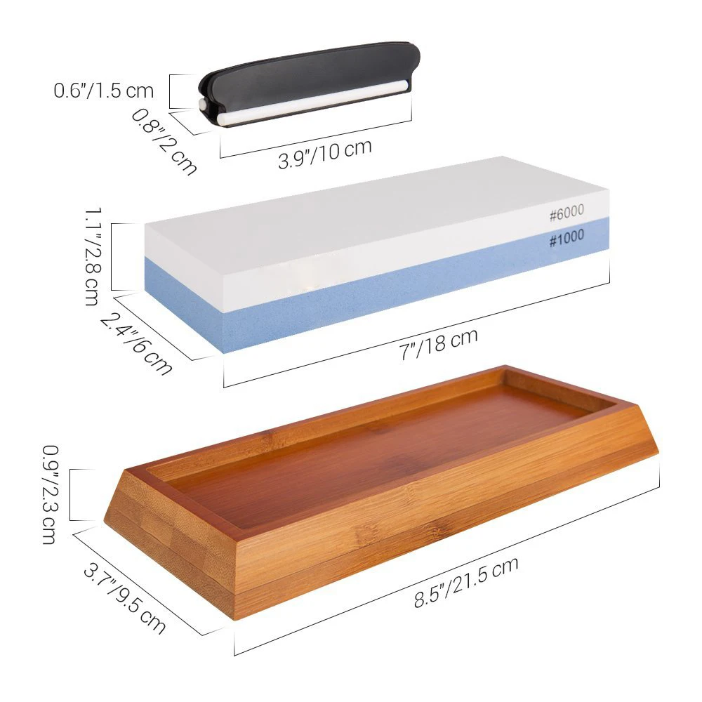 
Durable Grind Whetstone Kitchen Knife Sharpener 