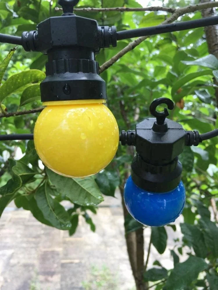 Rgb G50 Festoon Belt Party String Colorful Festoon Lighting 100m Christmas Lights