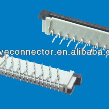 side Entry through hole type 1.0mm Pitch zif Fpc connector