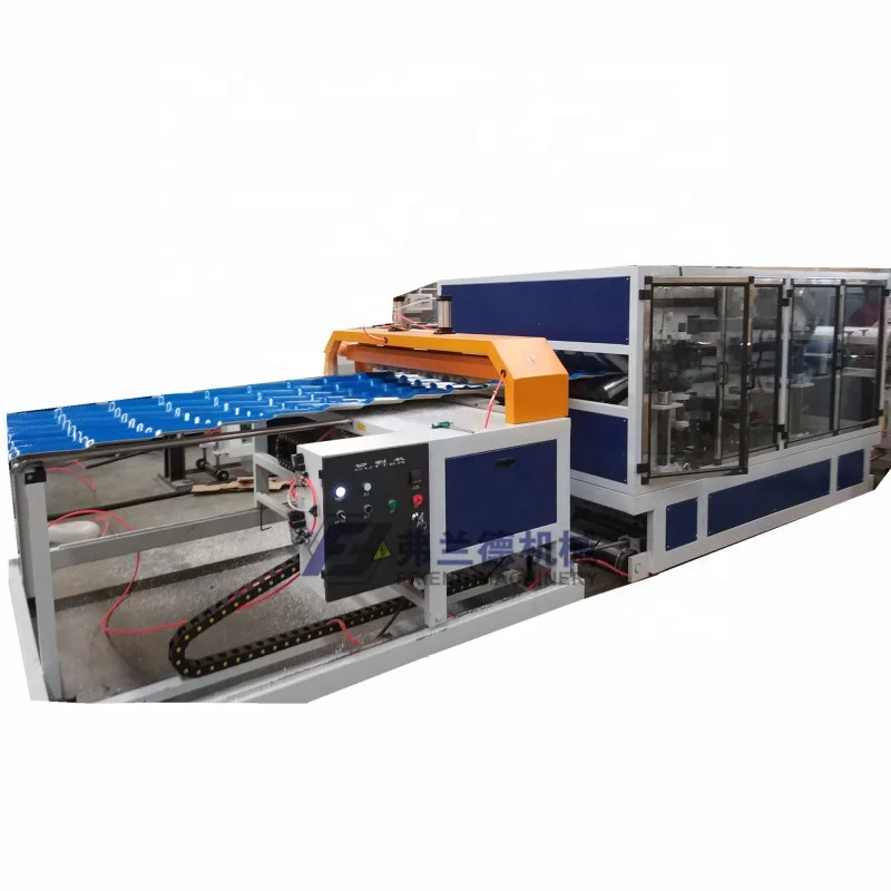 Машина для экструдирования листов гофрированной крыши из ПВХ/Производственная линия гофрированных листов из пластика