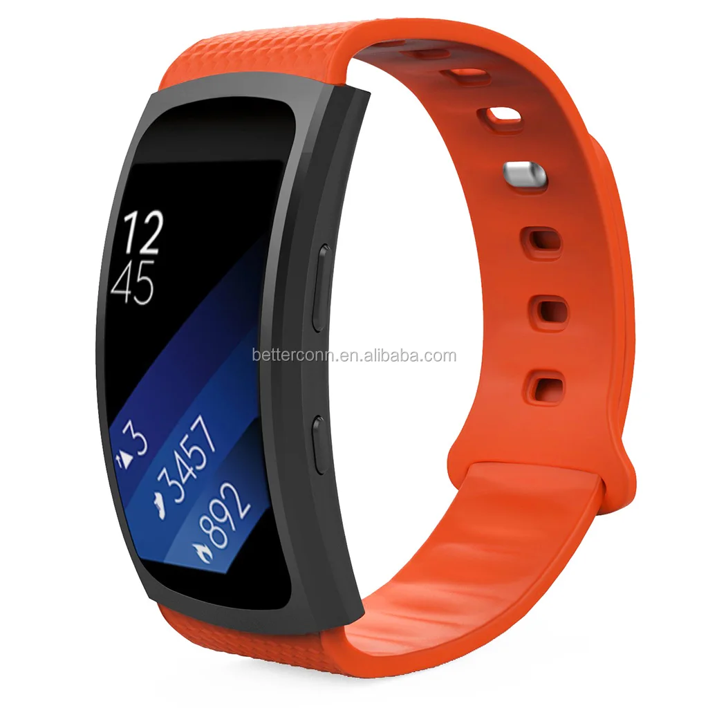 Soft Silicone Replacement Sport Band for Samsung Gear Fit2 SM-R360 / Fit2 Pro Smart Watch