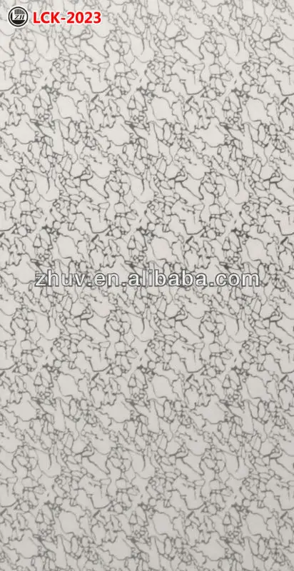 PVC film with UV coating mdf pvc mdf chinese mdf fantasy decors