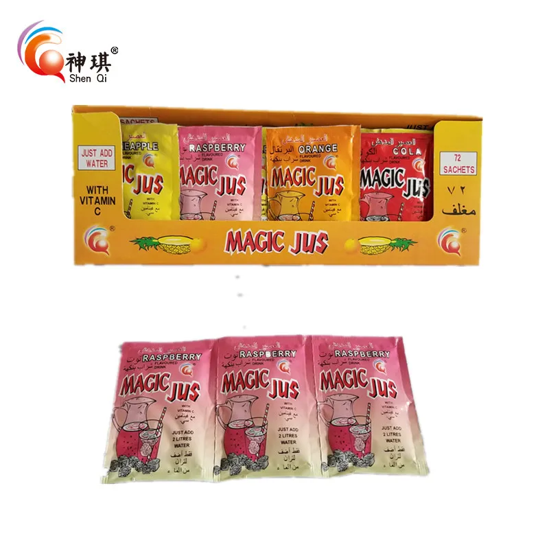 
5g add 2Liters water all fruit flavors instant juice powder 