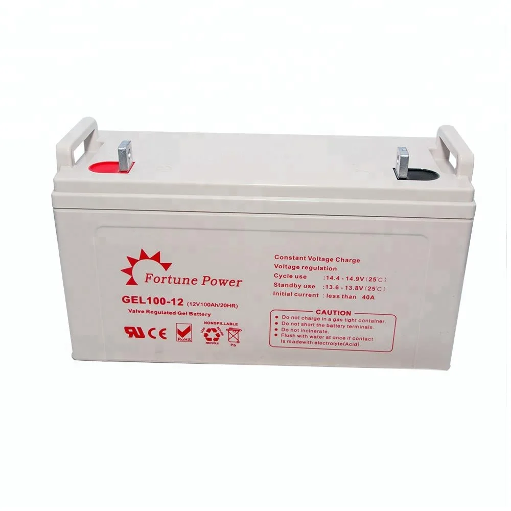 
Rechargeable solar battery 12V 100Ah for solar & UPS 